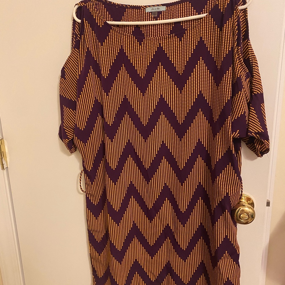 Batwing mini dress